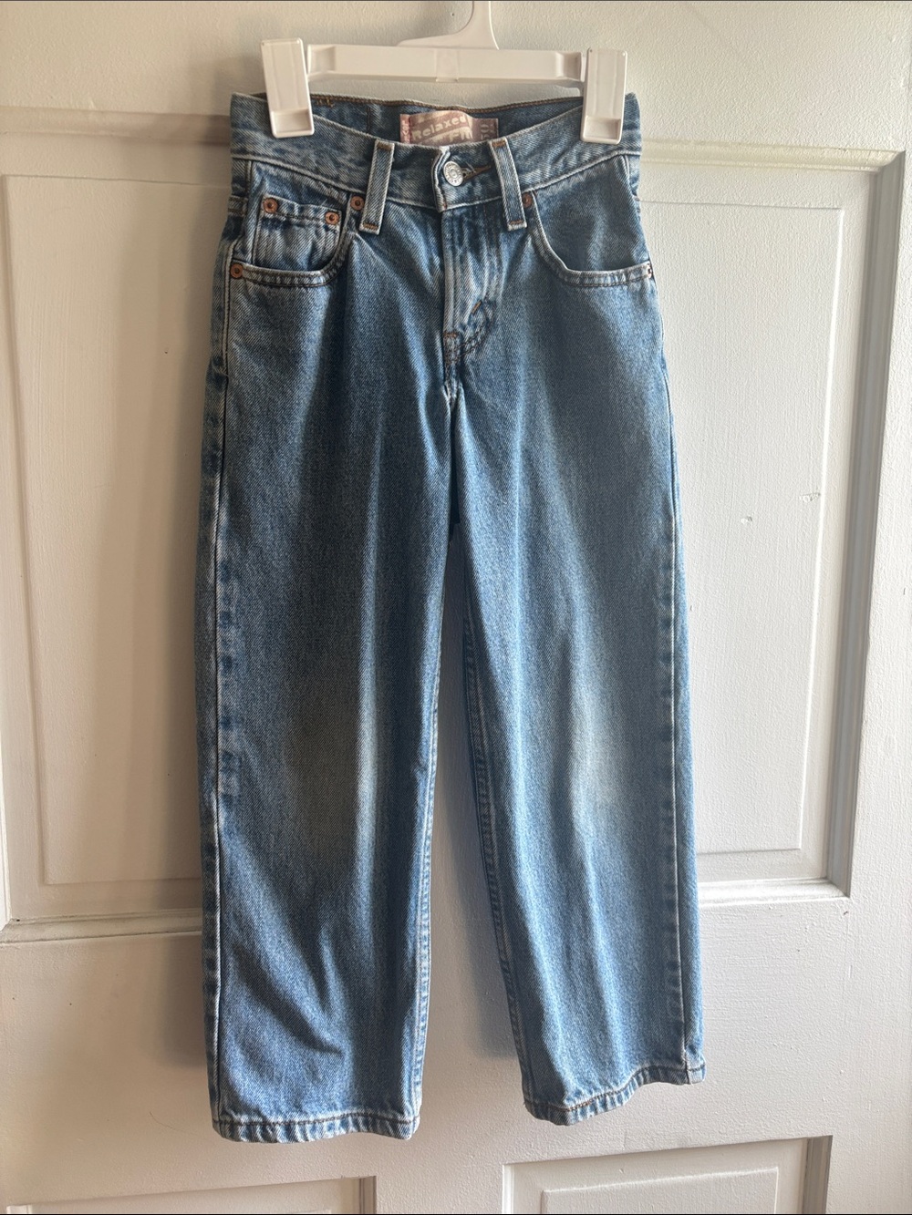 LEVI’S Boys 550 Jeans, 8 SLIM